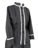 Blusa Casera Niña Motas Negra