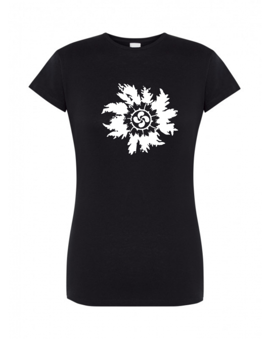 Camiseta Negra Mujer Eguzkilore Manga Corta