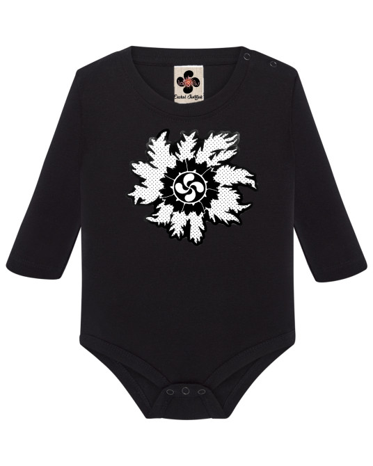 Bebe Body Beltza Eguzkilore Luze Mahuka - Euskal Jantzi Tradizionalak