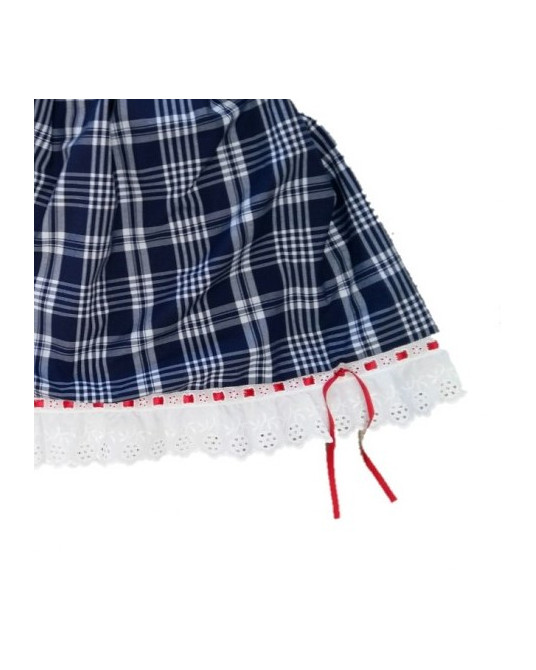 Falda de Bebe Cuadros con...