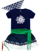 Conjunto Arrantzale Bebe Eguzkilore Lauburu Azul