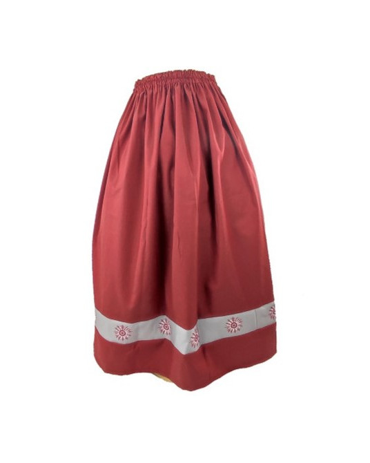Falda Casera Granate Bies Eguzkilore