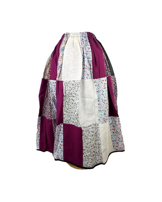 Emakumeentzako Patchwork Etxeko Gona Morea - Jantzi Tradizionalak