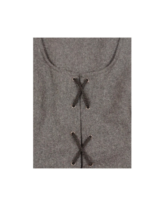 Corpiño Gris Oscuro Infantil - Trajes Regionales