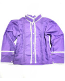 Hilandera Blusa Lila Neska - Euskal Jantziak