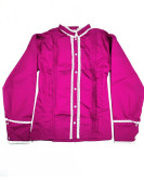 Blusa Hilandera Arrosa Fuksia Emakumea - Euskal Jantziak