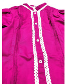 Blusa Hilandera Arrosa Fuksia Emakumea - Euskal Jantziak