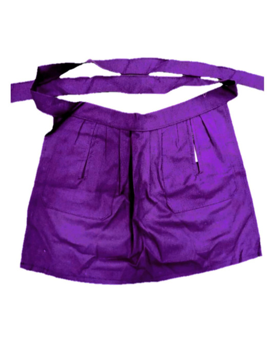 Delantal aldeana Morado - Euskal Jantziak