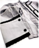 Haurtxoentzako Hilandera Gris Argia Blusa - Euskal Jantziak