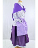 Conjunto Casera Niña Morado y Lila Tolosa - Euskal Jantziak