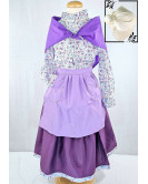 Conjunto Casera Niña Morado y Lila Tolosa - Euskal Jantziak