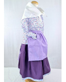 Conjunto Casera Niña Morado y Lila Irun - Euskal Jantziak