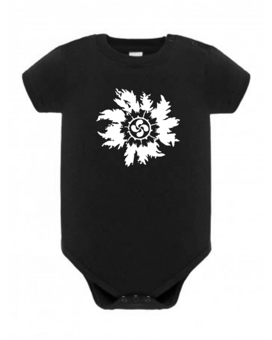 Body Negro Eguzkilore Blanco Bebe