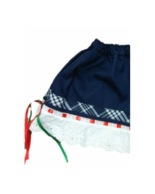 Falda de Bebe Mahon con Puntilla