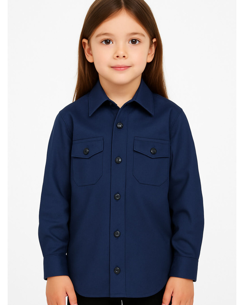Camisa Arrantzale Mahon niña - Euskal Jantziak