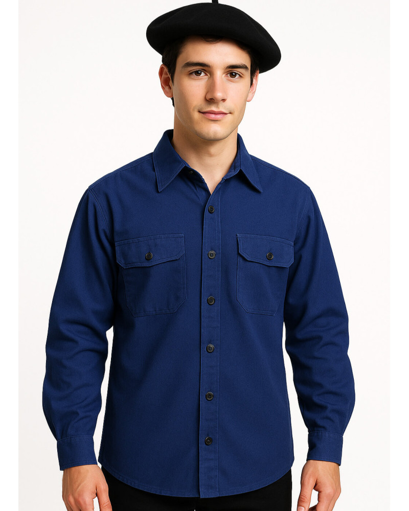 Camisa Arrantzale Mahon hombre - Trajes Regionales Vascos Camisa Arrantzale Mahon hombre - Trajes Regionales Vascos