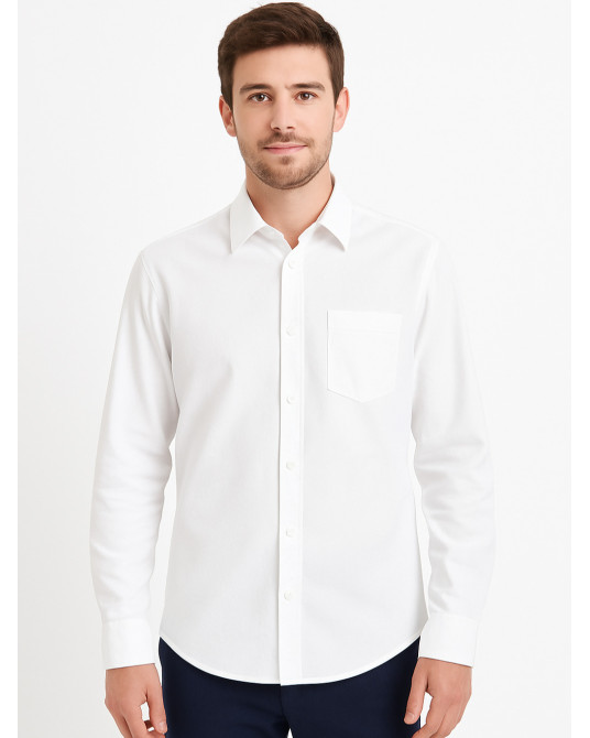 Camisa casero blanca - trajes regionales vascos