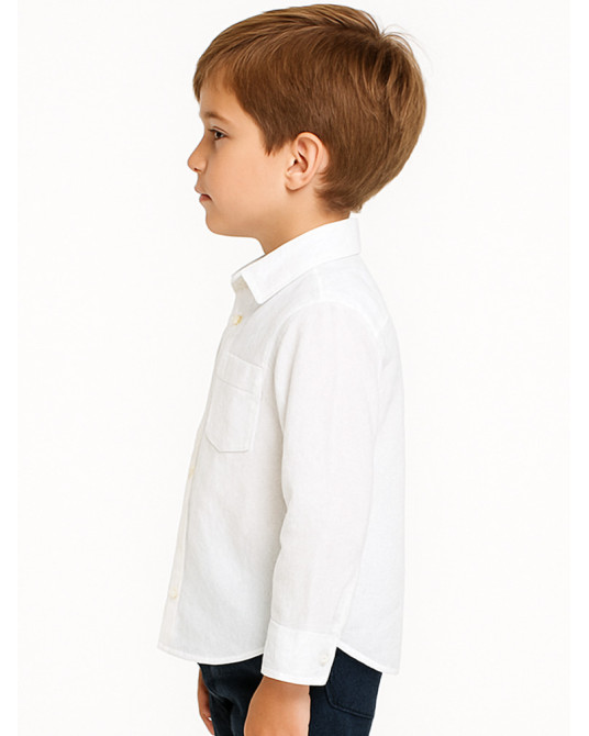Camisa Casero niño blanca - trajes regionales vascos