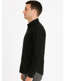Camisa aldeano hombre Negra - Blusa Trajes Vascos