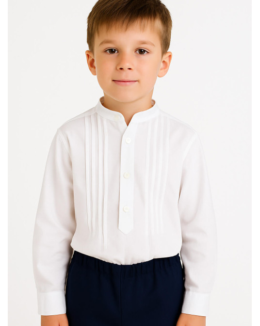 Camisa trajes regionales vascos niño - Blusa aldeano