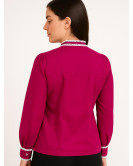 Blusa Hilandera Arrosa Fuksia Emakumea - Euskal Jantziak