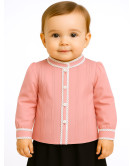 Blusa Neska Rosa Claro bebe - Camisa Trajes Vascos - Euskal Jantziak
