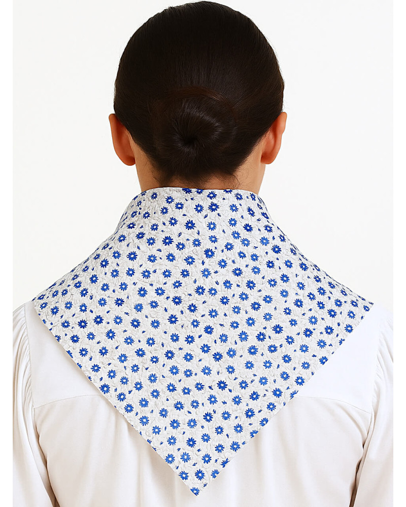 Pañuelo o Zapi de Neska Flores Azules - Pañuelos Trajes regionales vascos Pañuelo o Zapi de Neska Flores Azules - Pañuelos Trajes regionales vascos