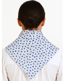 Pañuelo o Zapi de Neska Flores Azules - Pañuelos Trajes regionales vascos