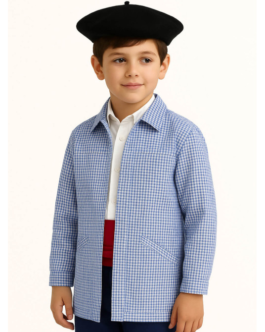 Bluson de Cuadros niño- Blusas Vitoria TrajesVascos
