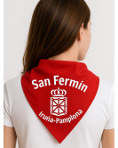 Pañuelo San Fermin Escudo Navarra - Pañuelos Sanfermines Pamplona