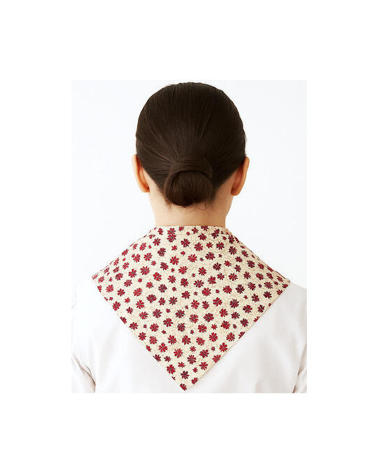 Pañuelo Casera Flores Granates - Pañuelos Trajes Tradicionales