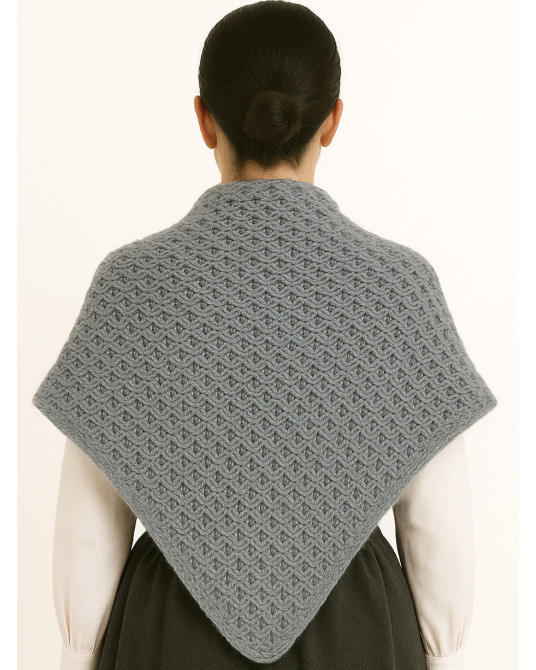 Toquilla Lana Aldeana Mujer Gris - Trajes Tradicionales Vascos