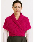 Toquilla Lana Aldeana Mujer Rosa Fucsia - Trajes Regionales Vascos