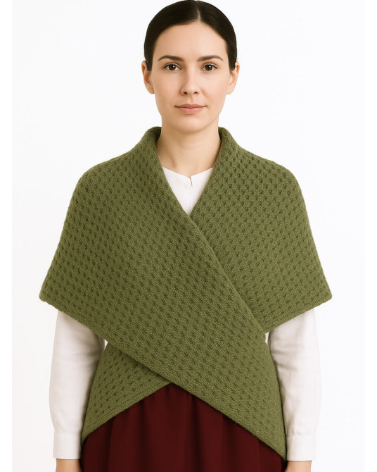 Toquilla Lana Aldeana Mujer Verde - Trajes Regionales Vascos