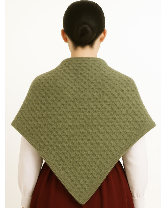 Toquilla Lana Aldeana Mujer Verde - Trajes Tradicionales Vascos