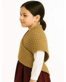 Toquilla de Lana Aldeana Niña Arena - Trajes Vascos - Euskal Jantziak