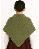 Toquilla de Lana Aldeana Niña Verde - Trajes Regionales Vascos