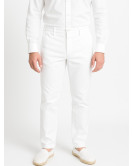 Pantalon blanco Dantzari hombre - Pantalones Sanfermin - Trajes Vascos