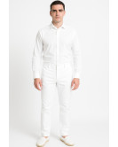 Pantalon blanco Dantzari hombre - Pantalones Sanfermin Pelotari - Trajes Vascos