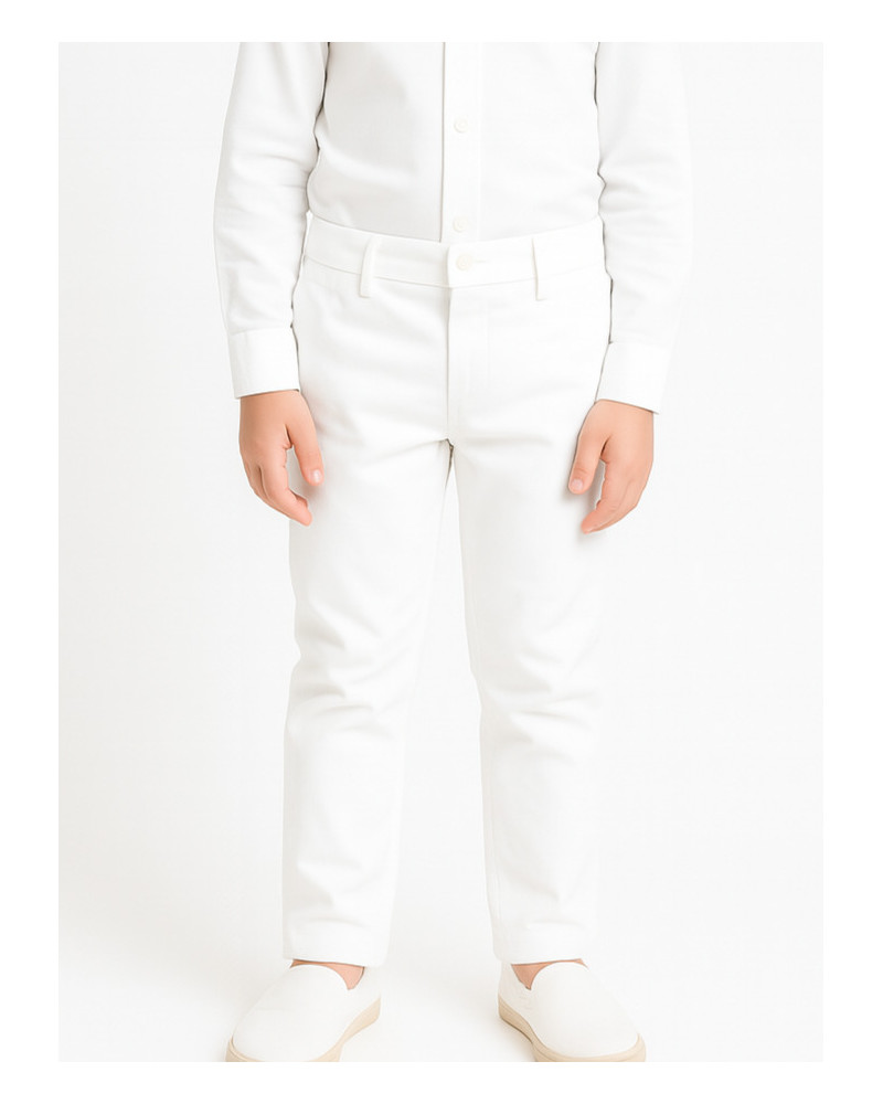 Pantalon blanco Dantzari Niño - Pantalones San fermin - Trajes Vascos Pantalon blanco Dantzari Niño - Pantalones San fermin - Trajes Vascos