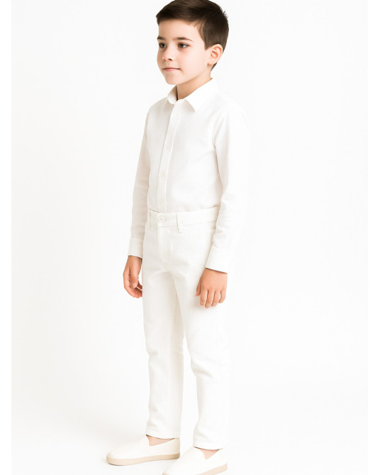 Pantalon blanco Dantzari Niño - Pantalones San fermin - Euskal Jantziak