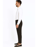 Pantalon Aldeano Rayas Gris Negro Adulto - Pantalones Baserritarra - Euskal Jantziak