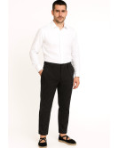Pantalon Aldeano Rayas Gris Negro Hombre - Pantalones Baserritarra - Trajes Vascos