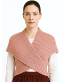 Toquilla de Lana Aldeana Mujer Rosa Salmon - Trajes Tradicionales Vascos