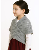 Toquilla de Lana Casera Niña Gris - Trajes regionales vascos