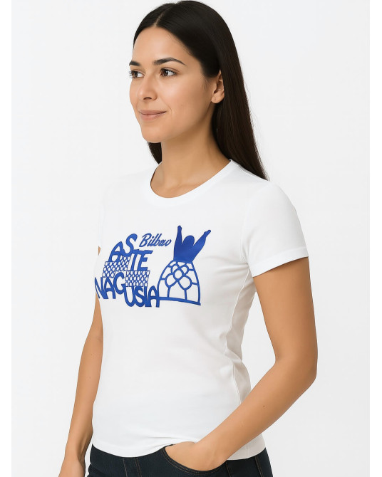 Camiseta Aste Nagusia Baldosa Bilbao Marijaia - Camisetas Fiestas Mujer