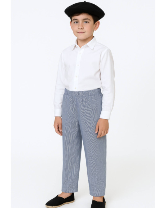 Pantalon Mil Rayas Niño - Trajes regionales vascos - Pantalones Blusas Vitoria
