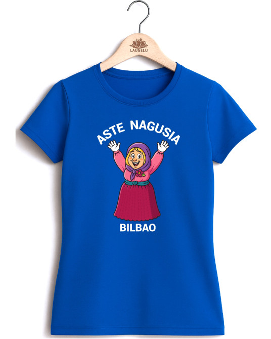 Camiseta Aste Nagusia Marijaia Mujer - Camisetas Fiestas Bilbao