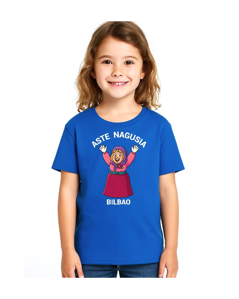 Camiseta Aste Nagusia Marijaia Niña - Camisetas Fiestas Bilbao Camiseta Aste Nagusia Marijaia Niña - Camisetas Fiestas Bilbao