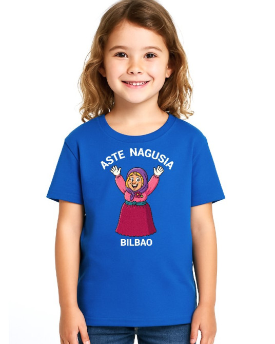 Camiseta Aste Nagusia Marijaia Niña - Camisetas Fiestas Bilbao